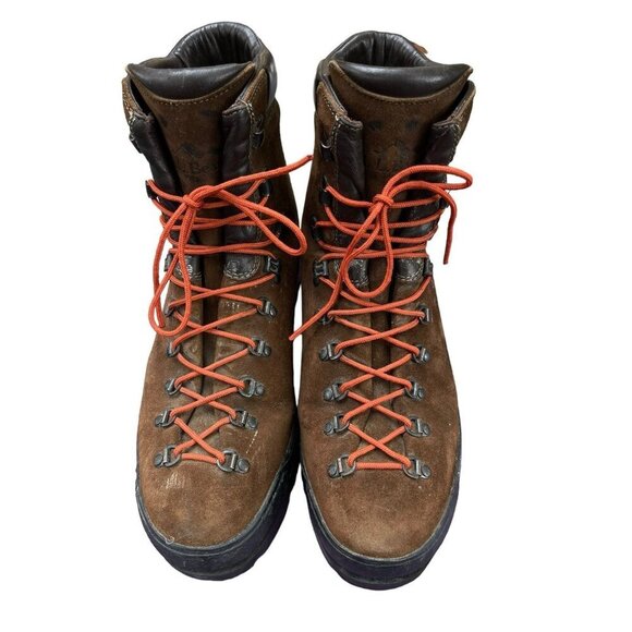 L.L BEAN Steeltoe Boots US Mens 13 Suede GoreTex Waterproof Vibram Vintage - Picture 3 of 11